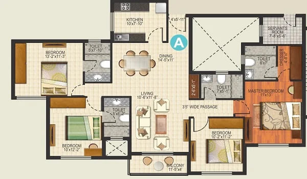 4BHK Layout